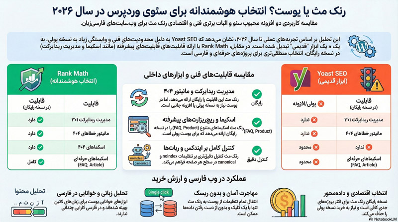 مقایسه رنک مث و یواست